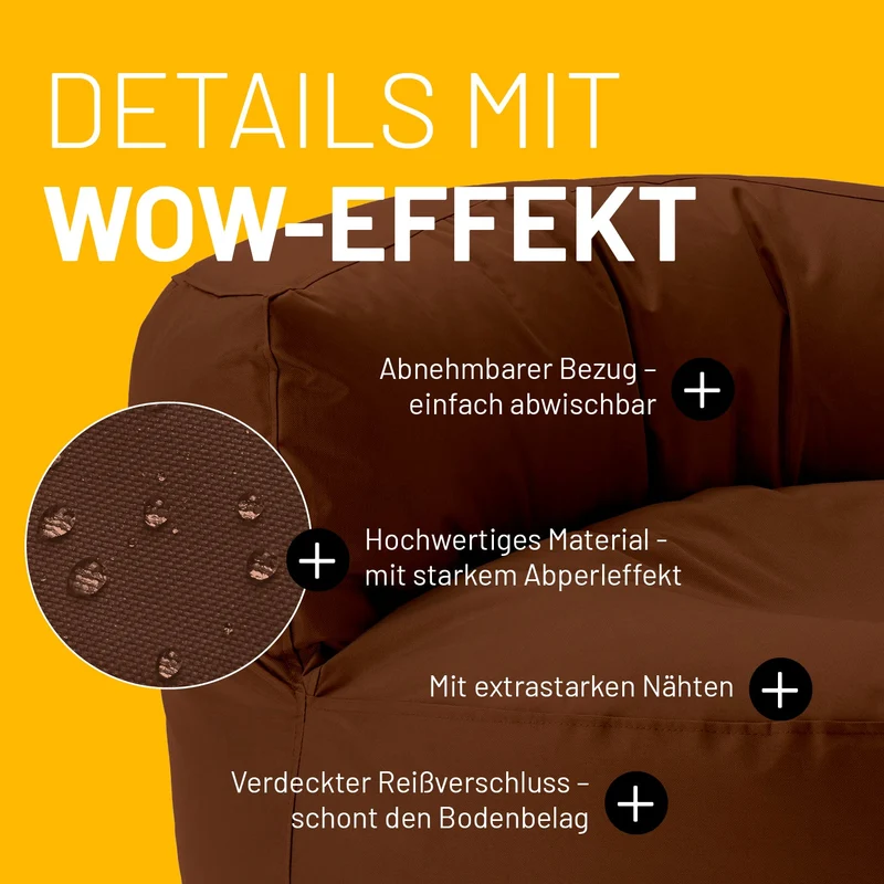 Sitzsack-Sofa
