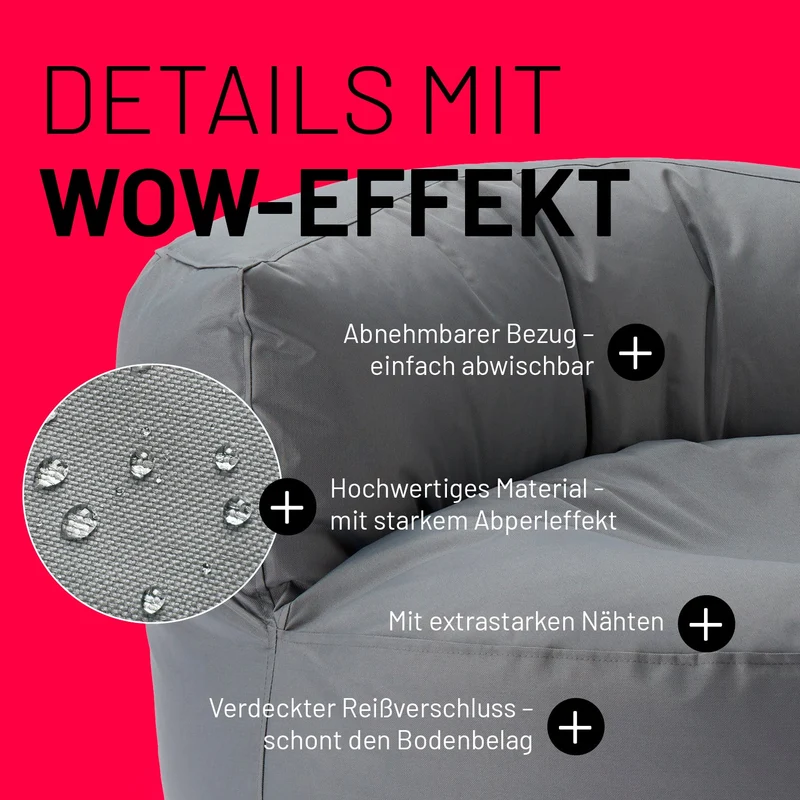 Sitzsack-Sofa