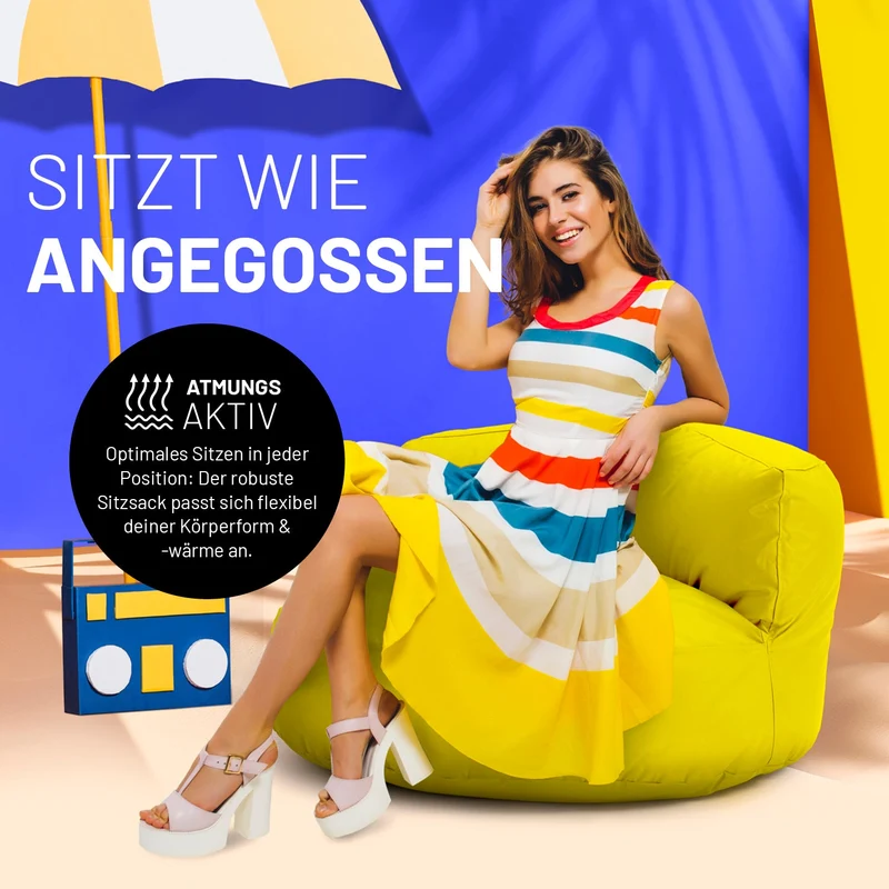Sitzsack-Sofa