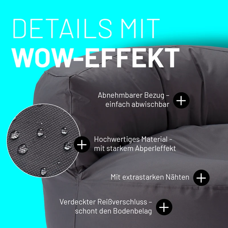 Sitzsack-Sofa
