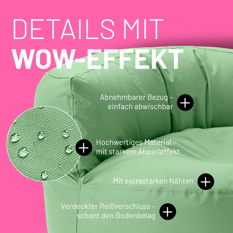 Sitzsack-Sofa