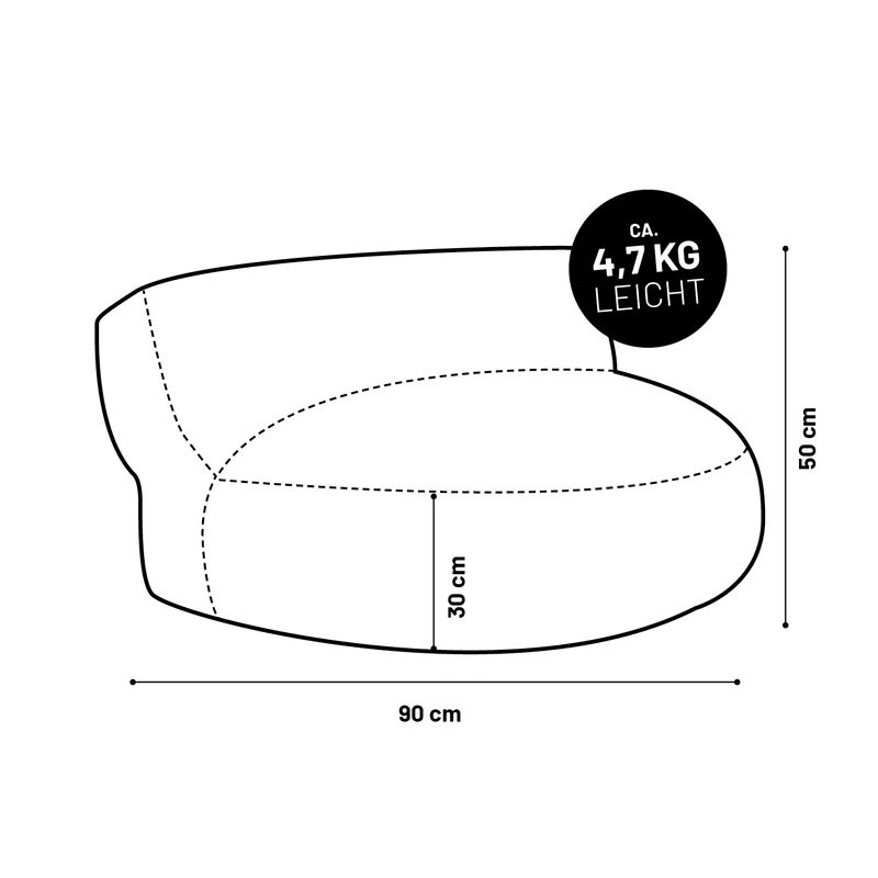Sitzsack-Sofa