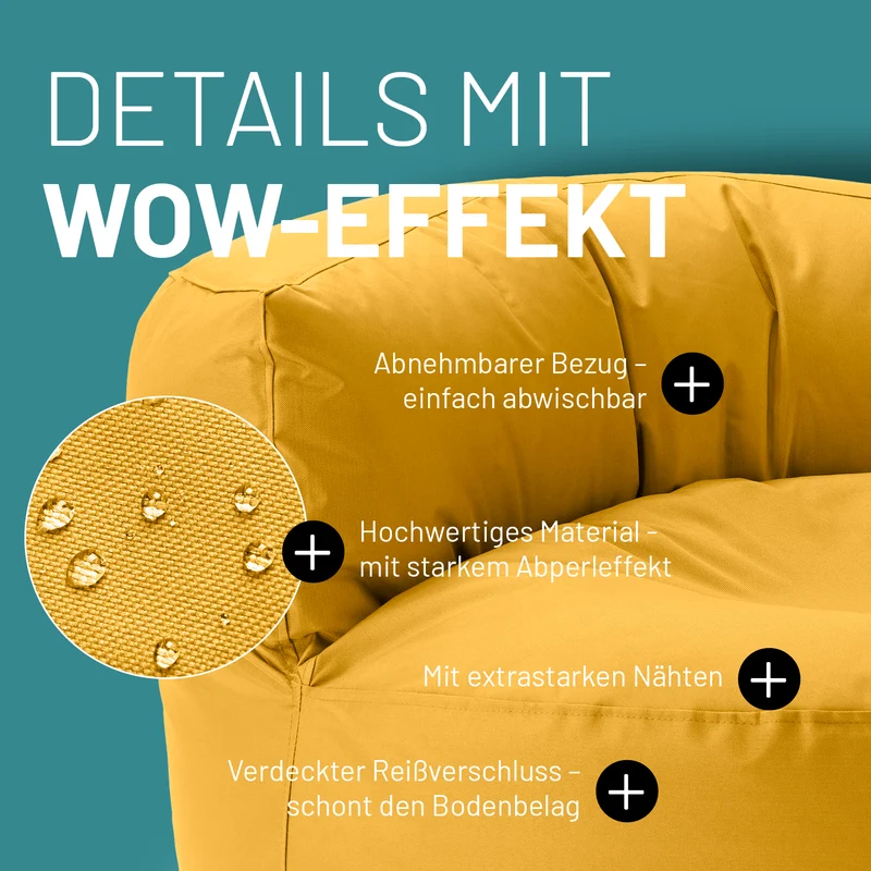 Sitzsack-Sofa