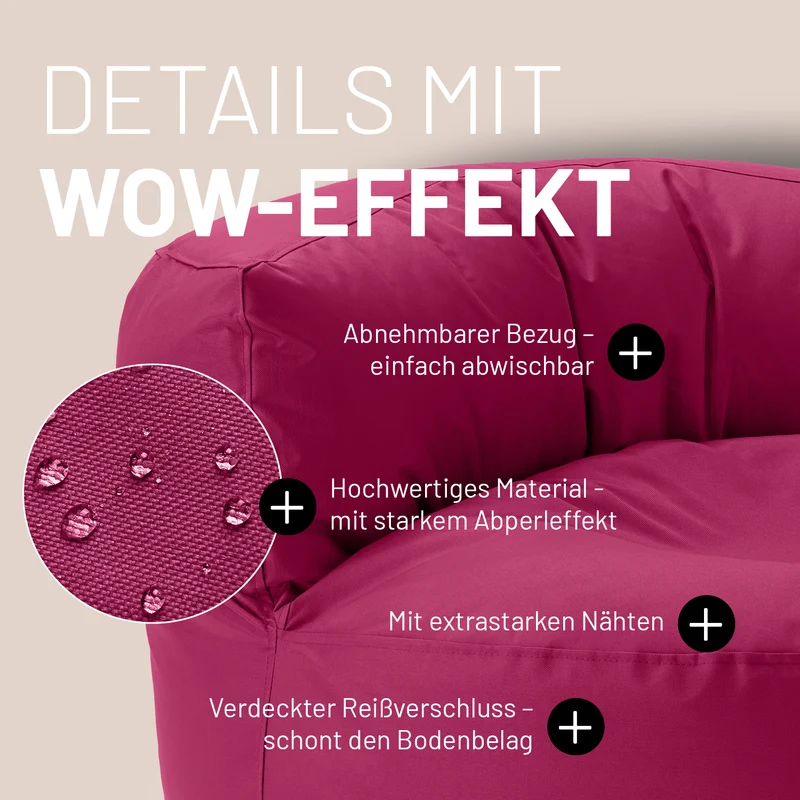 Sitzsack-Sofa