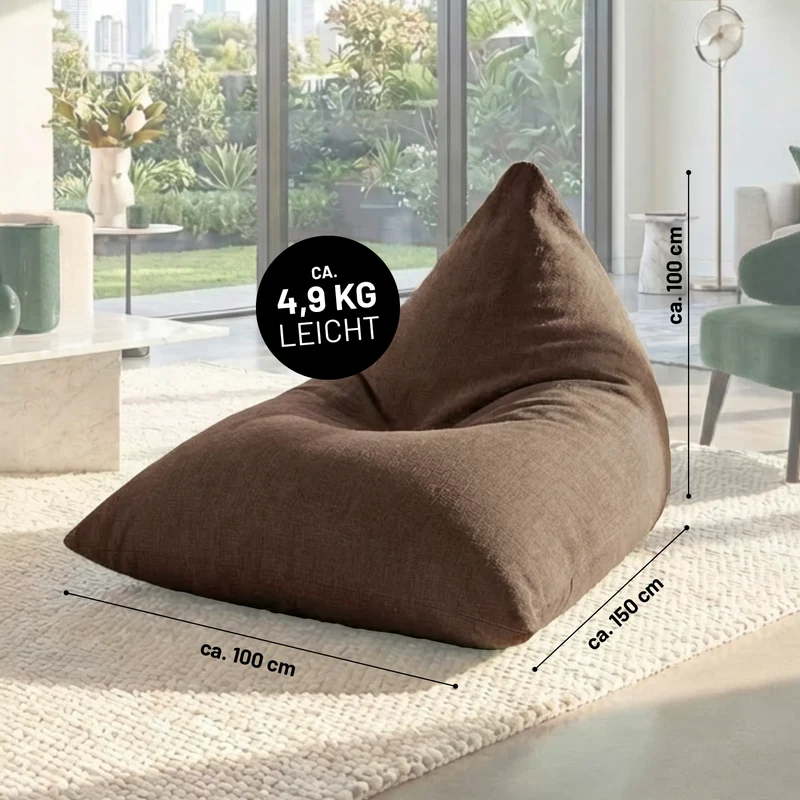 Sitzsack Dreieckig 2 in 1 Interior Line
