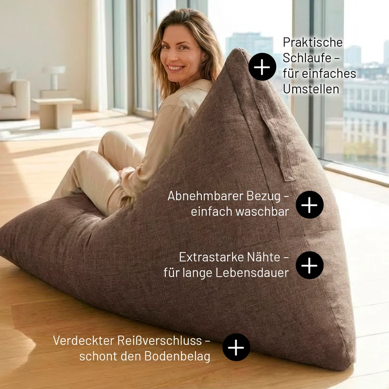 Sitzsack Dreieckig 2 in 1 Interior Line