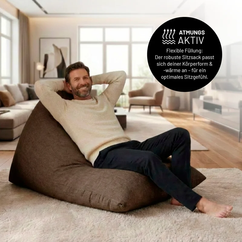 Sitzsack Dreieckig 2 in 1 Interior Line