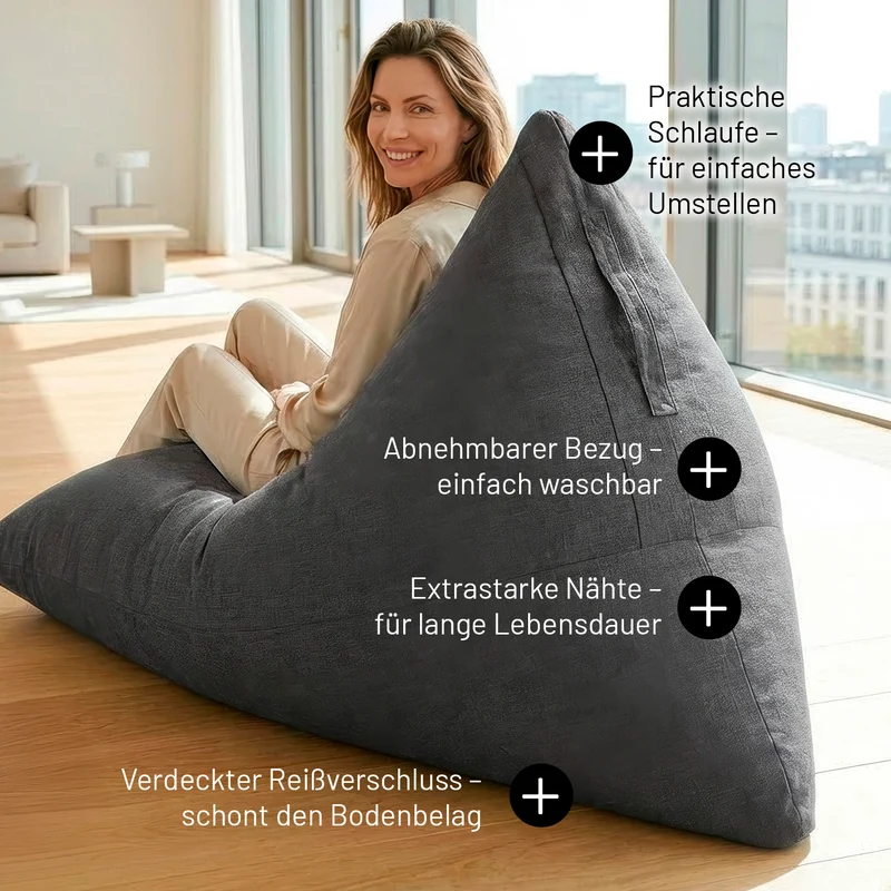 Sitzsack Dreieckig 2 in 1 Interior Line