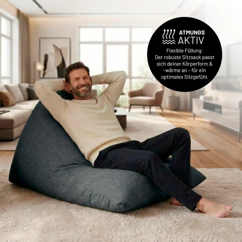 Sitzsack Dreieckig 2 in 1 Interior Line