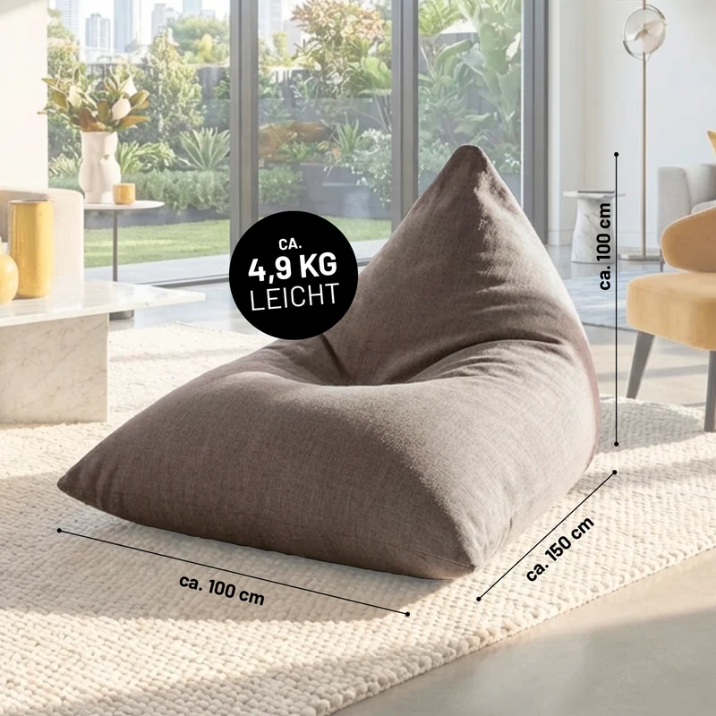 Sitzsack Dreieckig 2 in 1 Interior Line