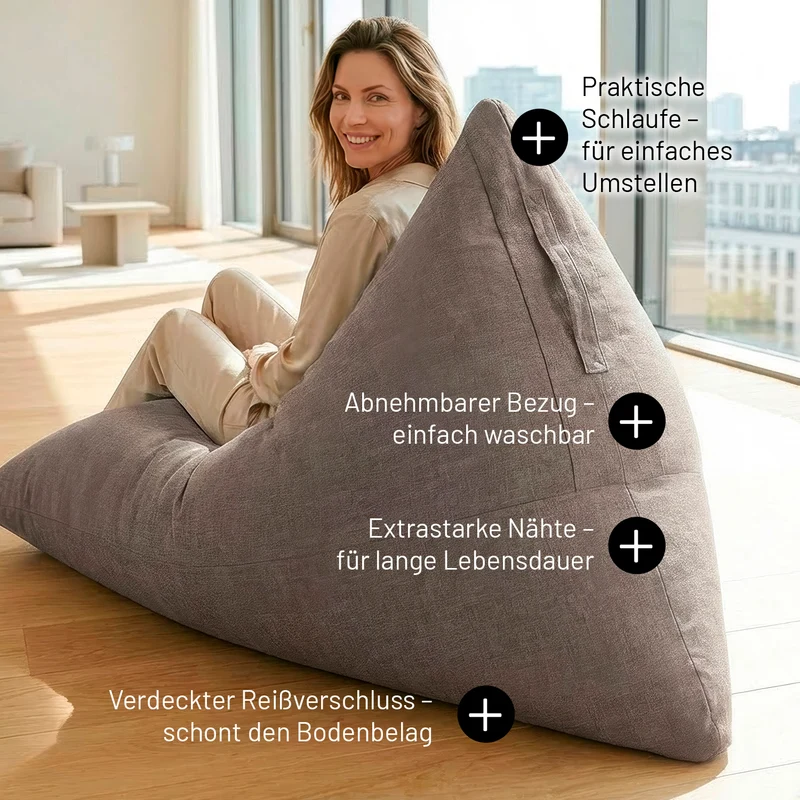Sitzsack Dreieckig 2 in 1 Interior Line