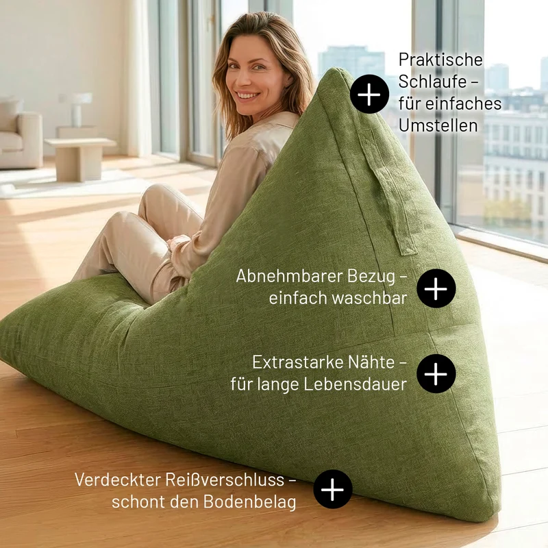 Sitzsack Dreieckig 2 in 1 Interior Line