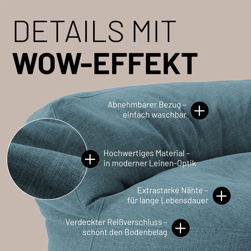 Sitzsack-Sofa Interior Line