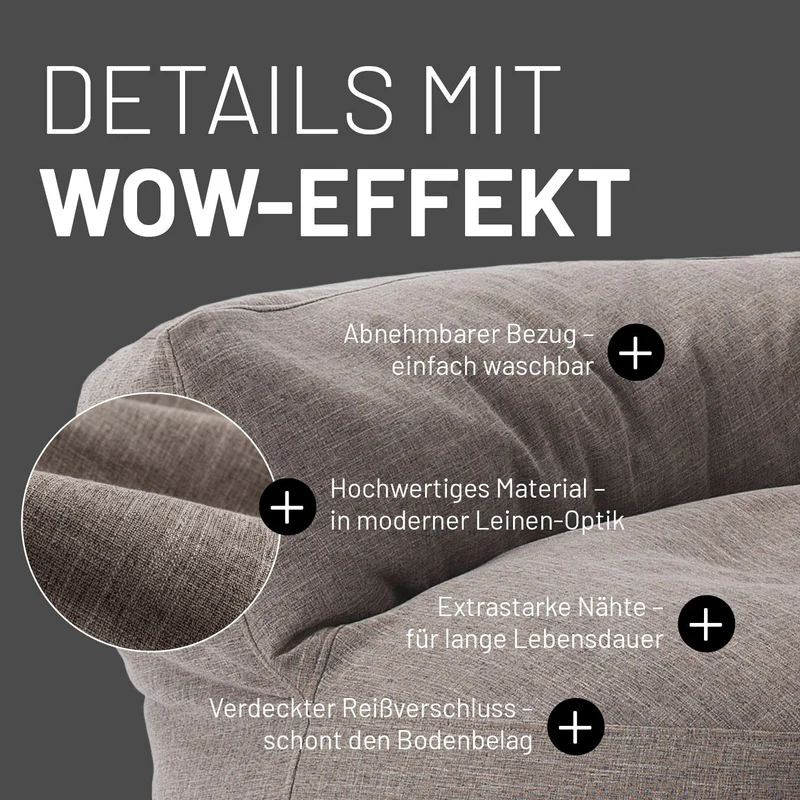 Sitzsack-Sofa Interior Line