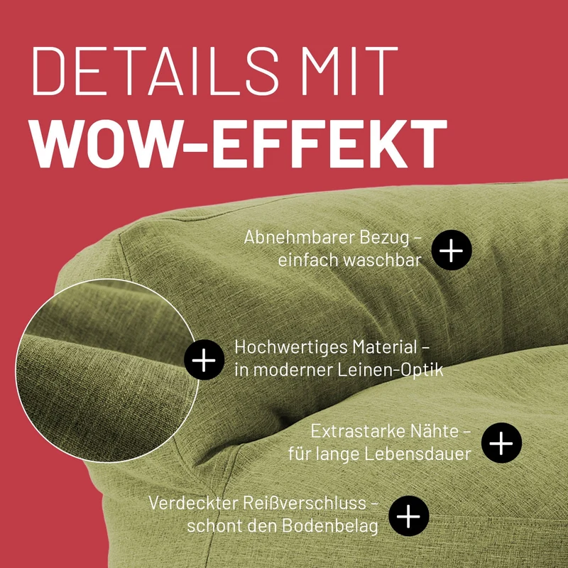 Sitzsack-Sofa Interior Line