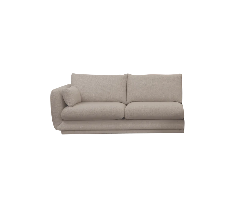 Bloom 2-seater sofa module, right with plinth