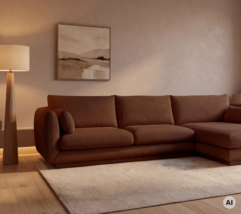Bloom 2-seater sofa module, right with plinth