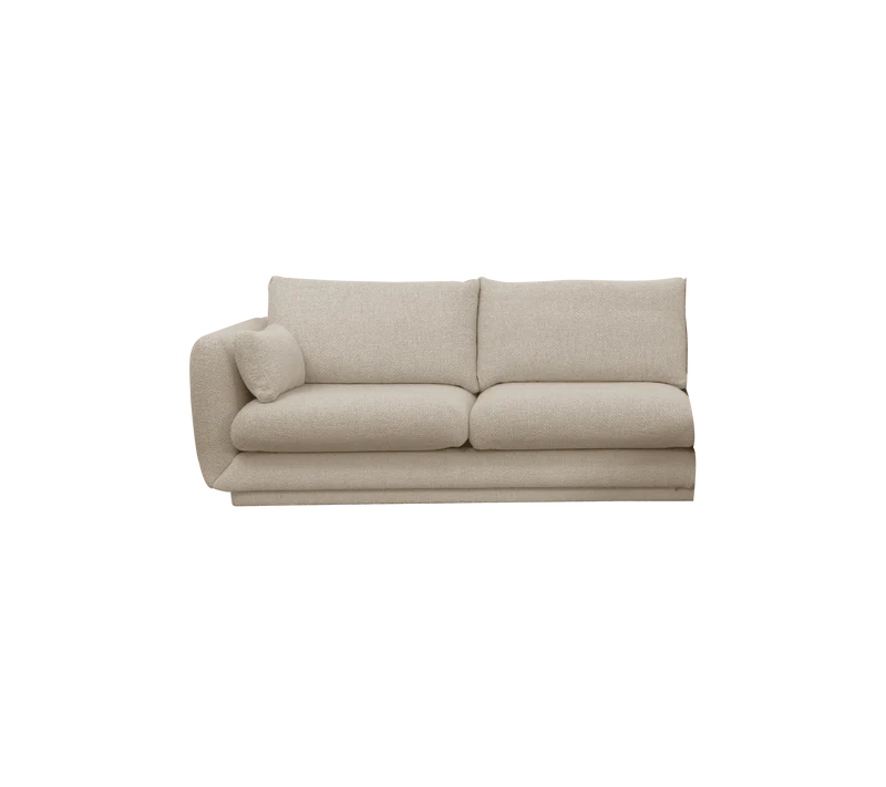 Bloom 2-seater sofa module, right with plinth