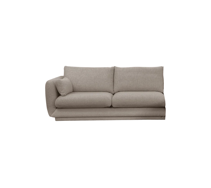 Bloom 2-seater sofa module, right with plinth