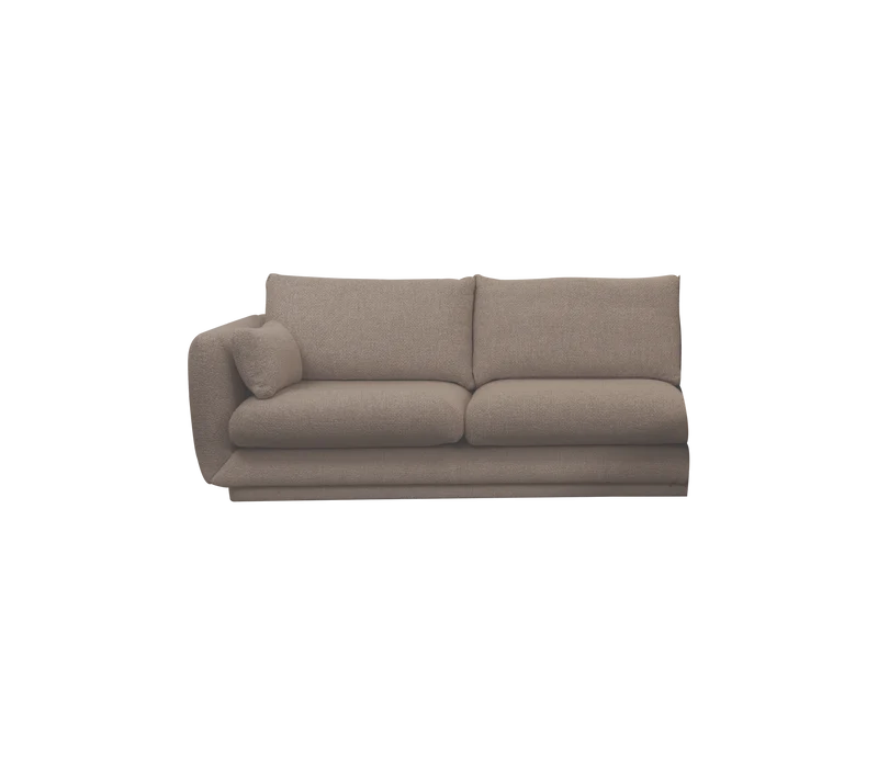 Bloom 2-seater sofa module, right with plinth