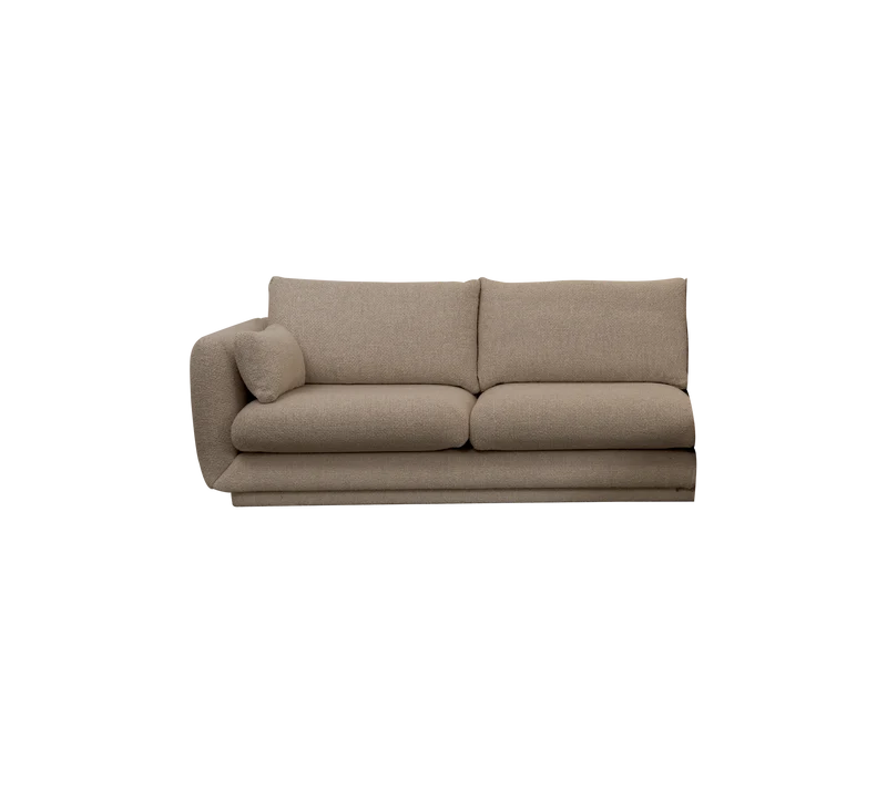 Bloom 2-seater sofa module, right with plinth