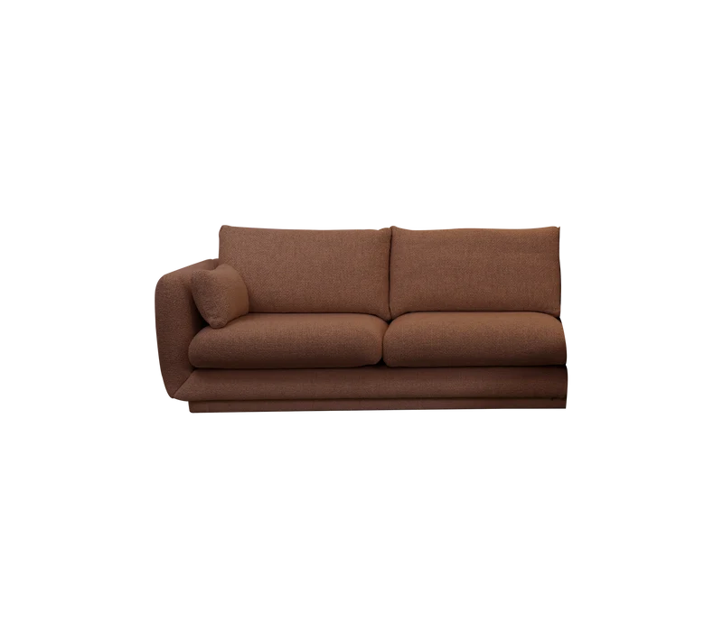 Bloom 2-seater sofa module, right with plinth