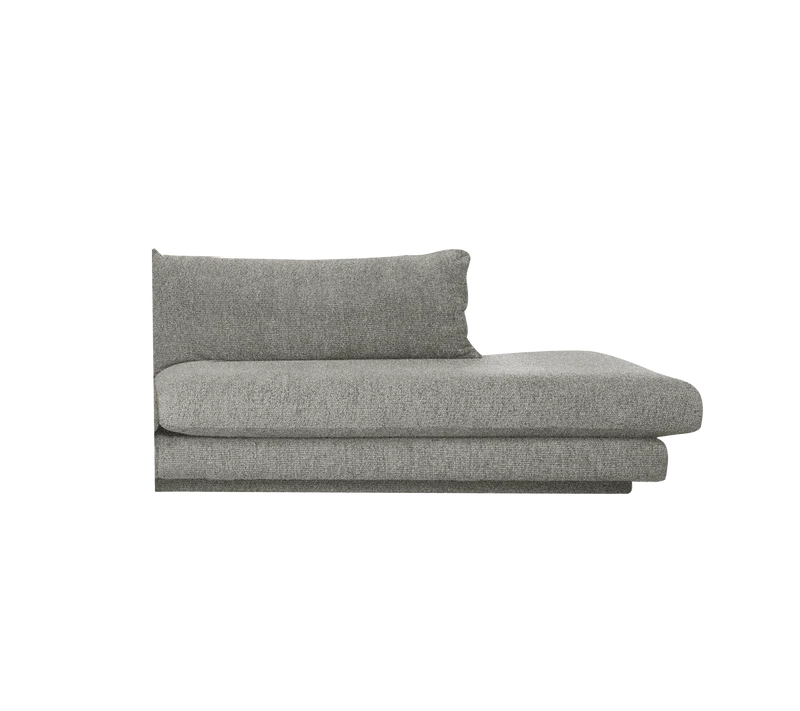 Bloom open-end sofa module, left with plinth