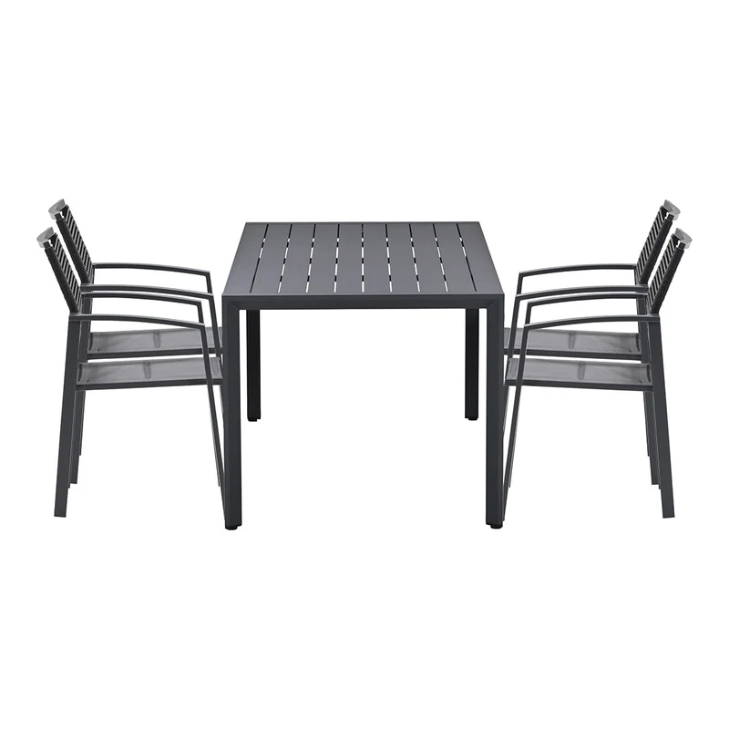 Garden Impressions Cosmo/Felini tuinset 4 personen met tafel 160 cm