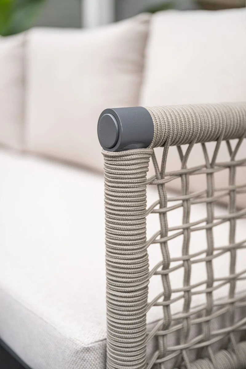 Garden Impressions Teramon loungeset 6-persoons met taupe rope