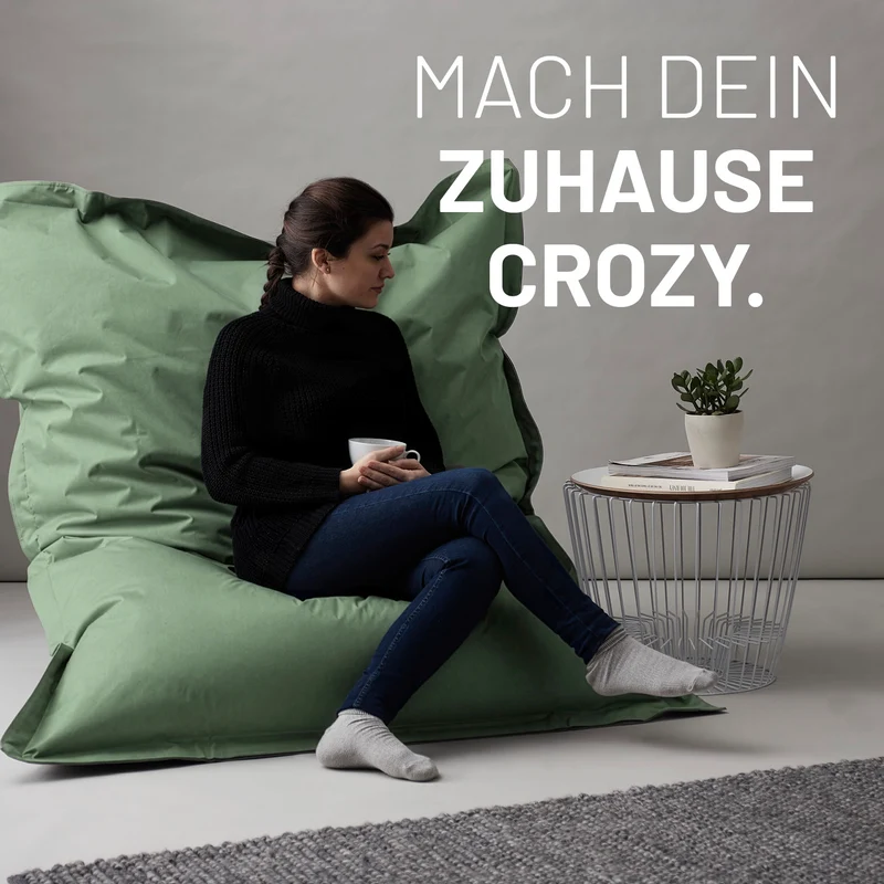 LUMALAND Sitzsack Classic XXL (380 L) - In- & outdoor - Pastell Grün