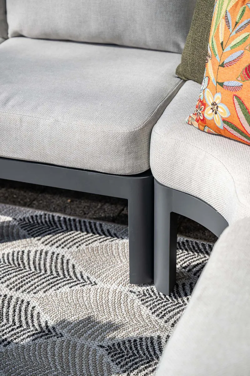 Garden Impressions Corsano rope lounge hoekbank - taupe - valley sand