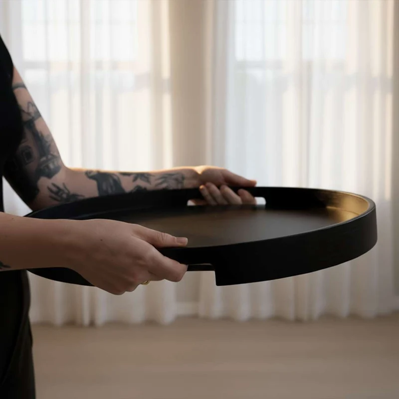Serving Table w/ Nordic Serving Tray