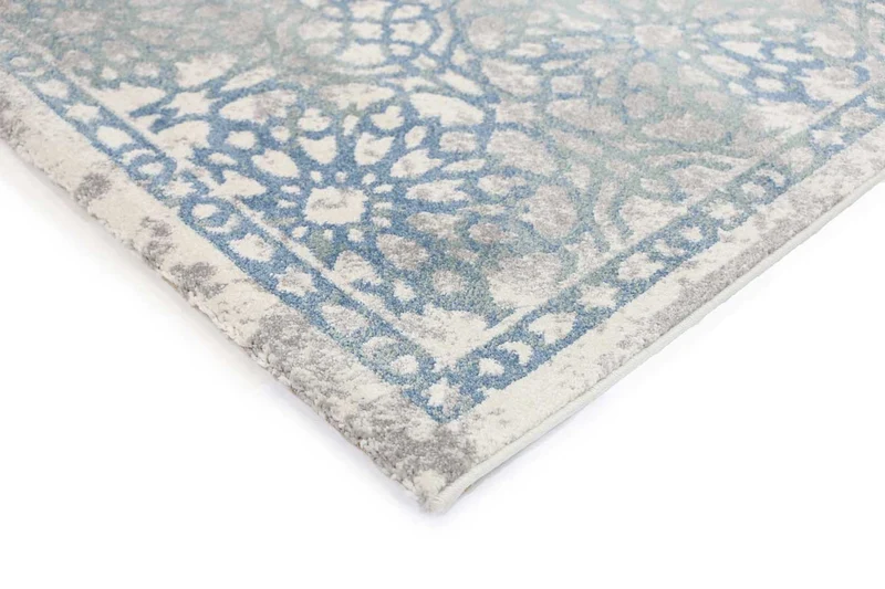 Blue Demask Rug