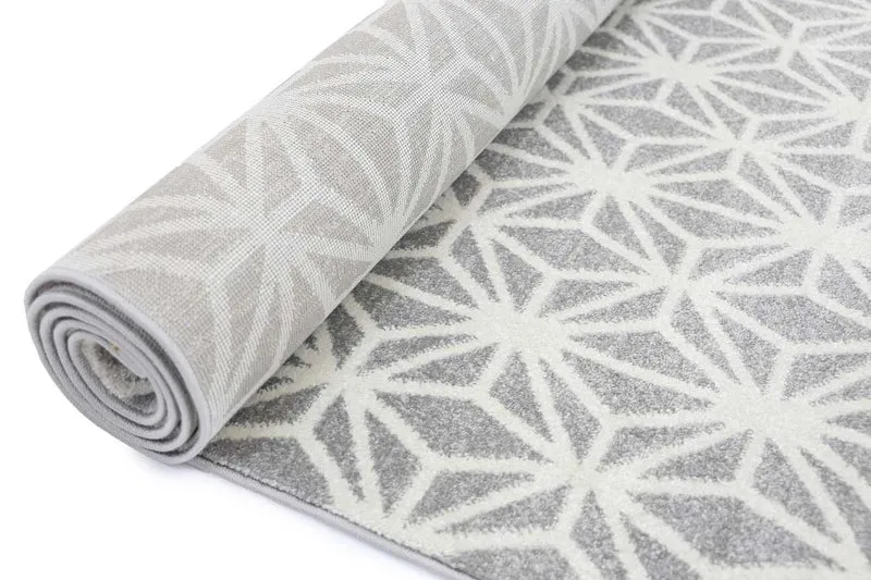 Grey Web Rug