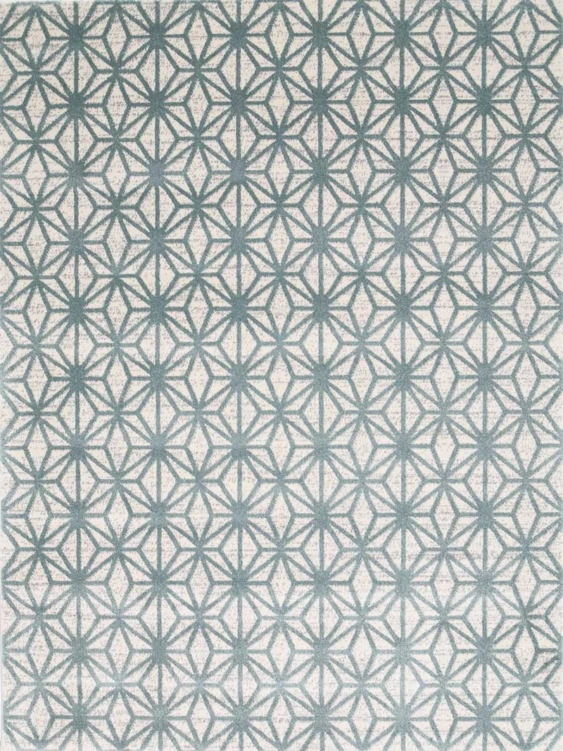Aqua Blue Web Rug