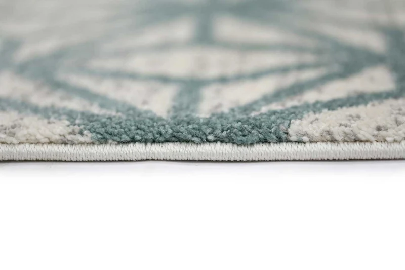 Aqua Blue Web Rug