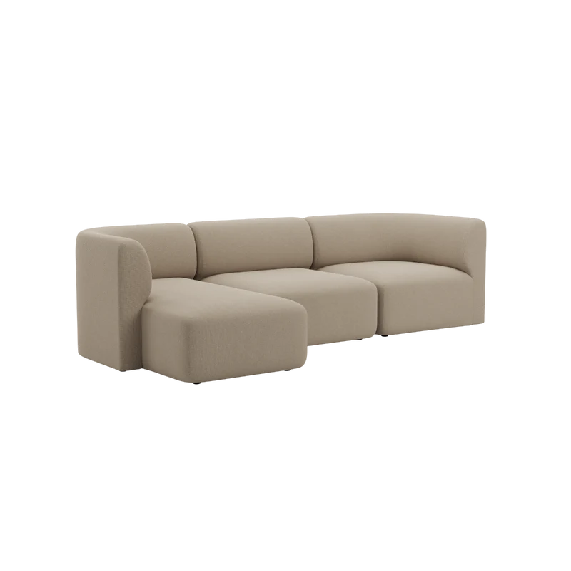 Fjord Sofa - 3 Seater Chaise Left