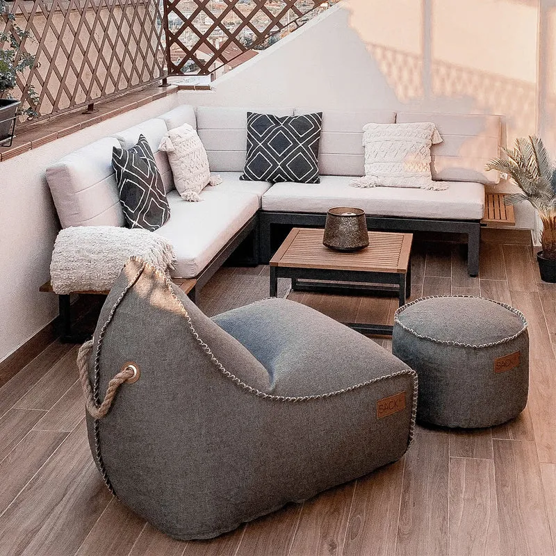 Cobana Lounge Chair - Light Grey (Olefin-Nähte)