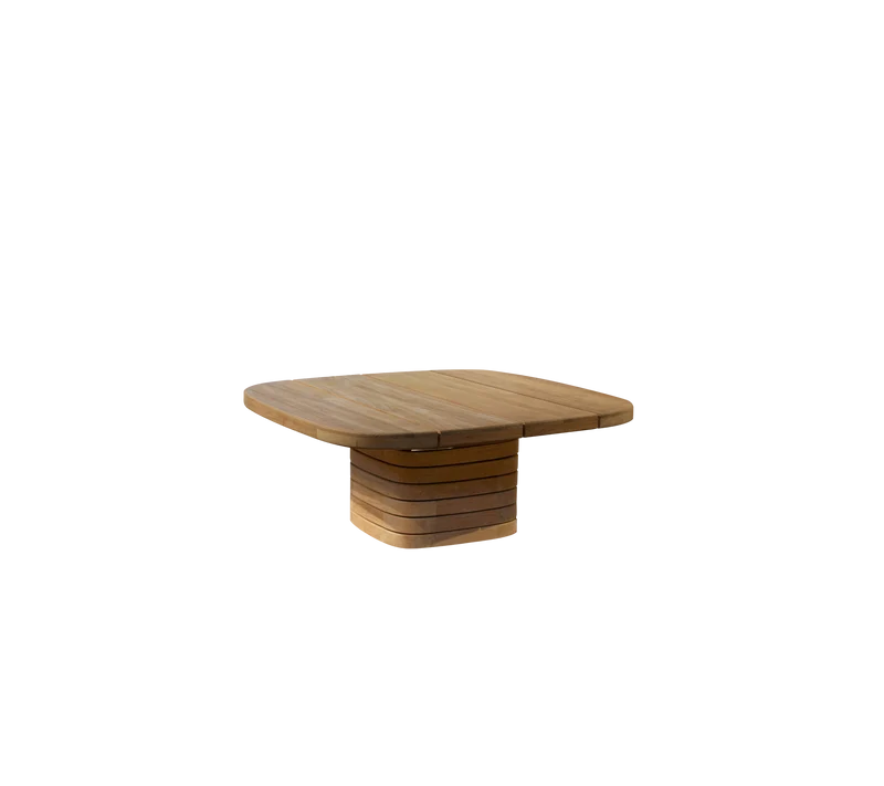 Mellow coffee table, medium 90 x 90 cm - teak