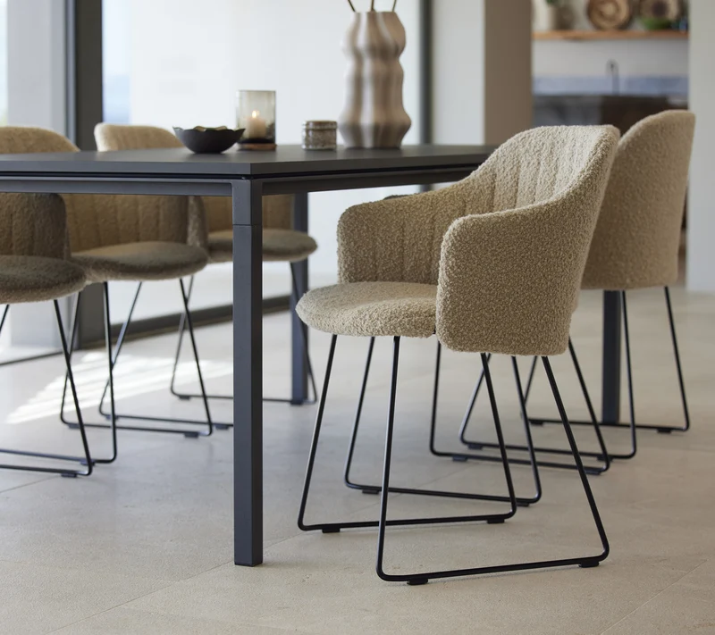 Choice chair with sled legs