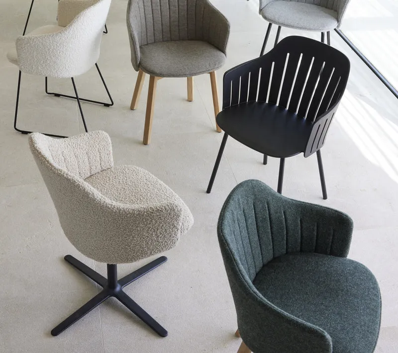 Choice chair with sled legs