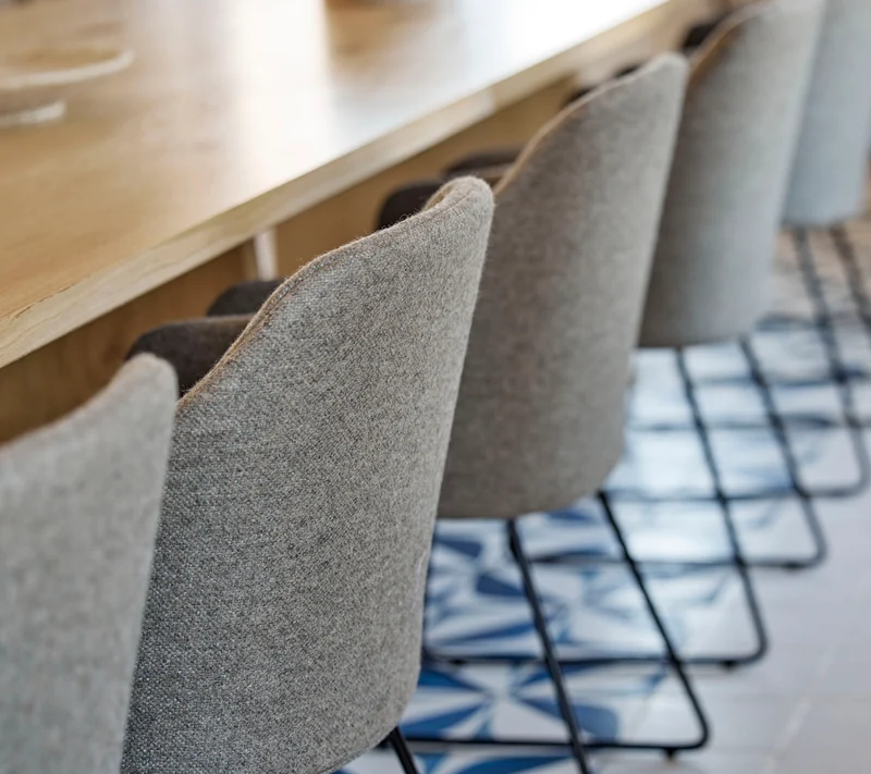 Choice chair with sled legs