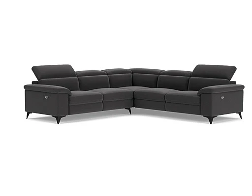 5.5 Seater Corner with End Electric Recliners