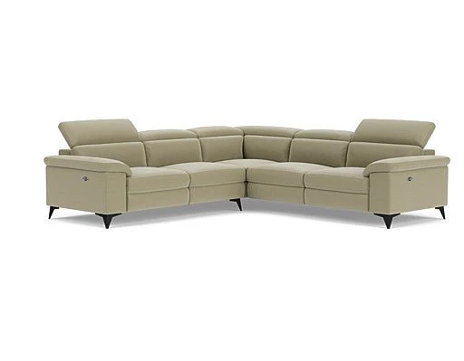5.5 Seater Corner with End Electric Recliners