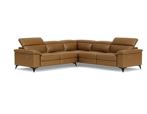 5.5 Seater Corner with End Electric Recliners