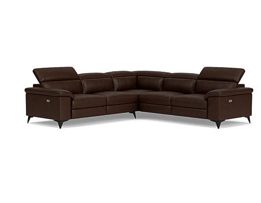 5.5 Seater Corner with End Electric Recliners