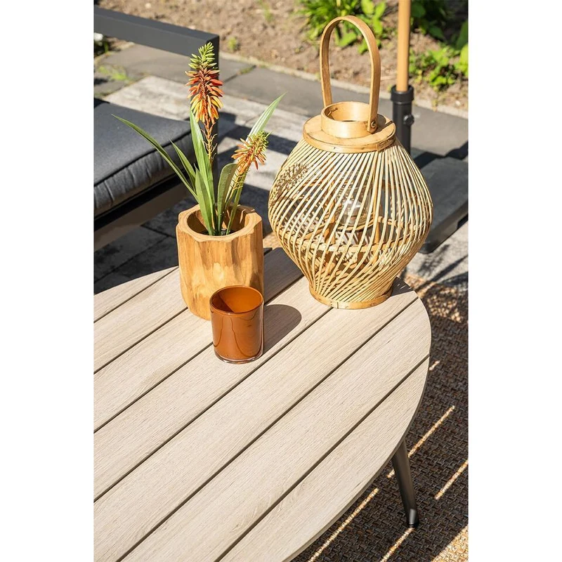 Garden Impressions 5-delige loungeset Ridge – 4 luxe lounge fauteuils inclusief salontafel