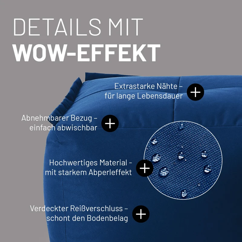 Modulares System - Basic Set (5-tlg.) - Dunkelblau