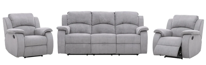 3 Seater with End Recliners + 2 Recliners