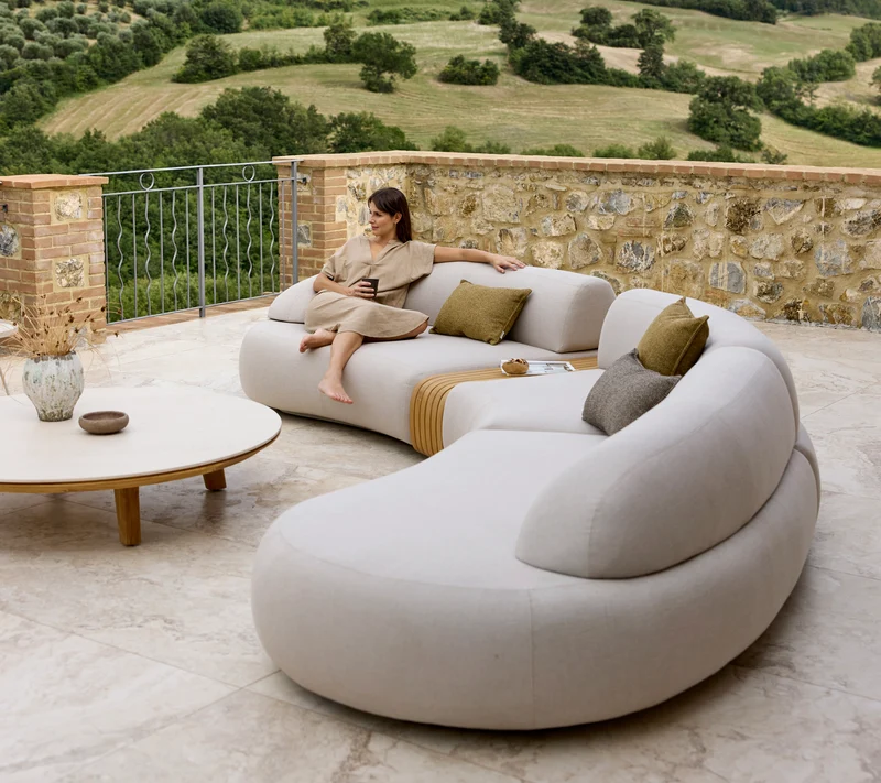 Mellow sofa module right w/long backrest
